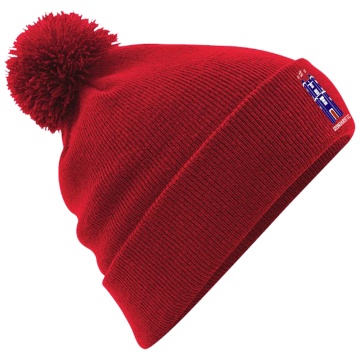 Original Pom Pom Beanie : Red
