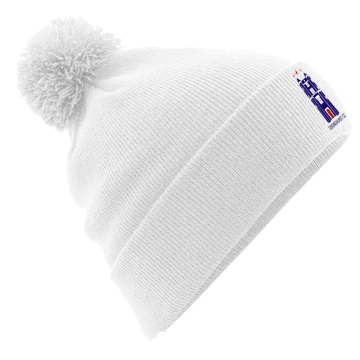 Original Pom Pom Beanie : White